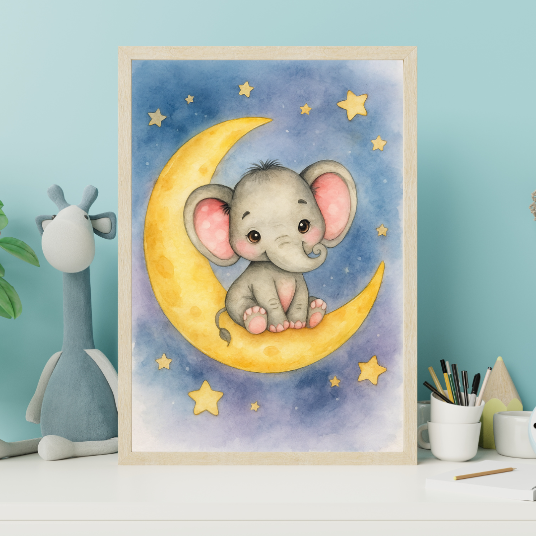 Poster Elefant Elli