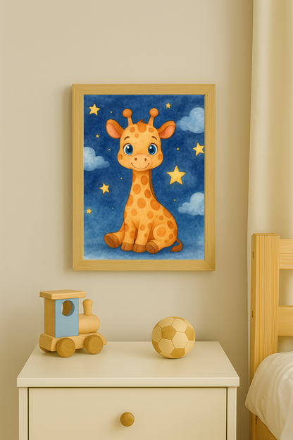 Poster Giraffe Mali