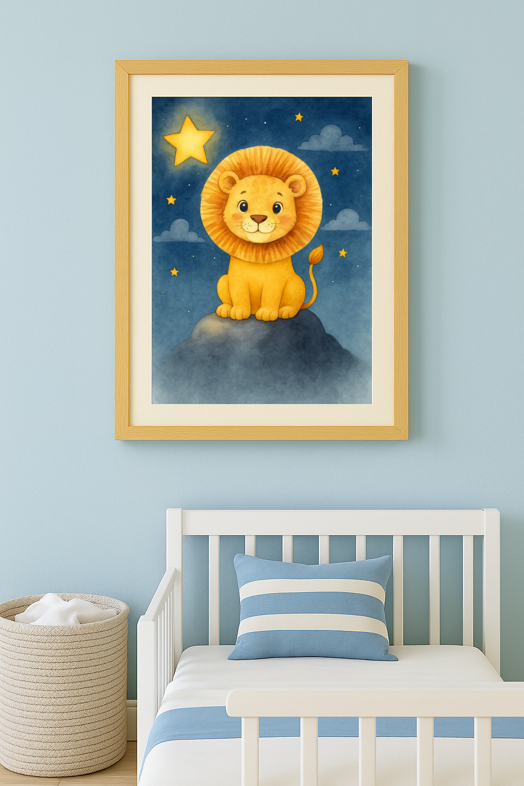 Poster Löwe Leo