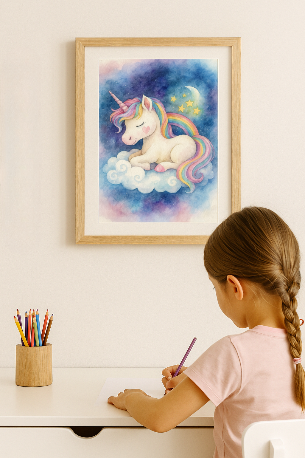 Poster Einhorn Freya