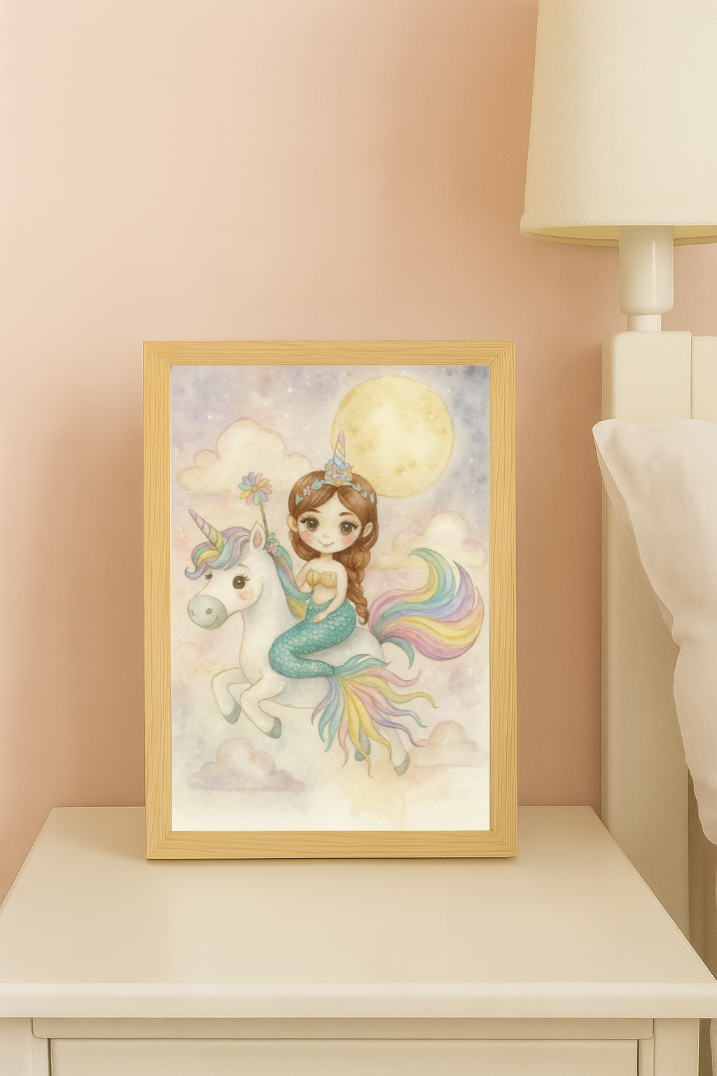Poster Einhorn Luna