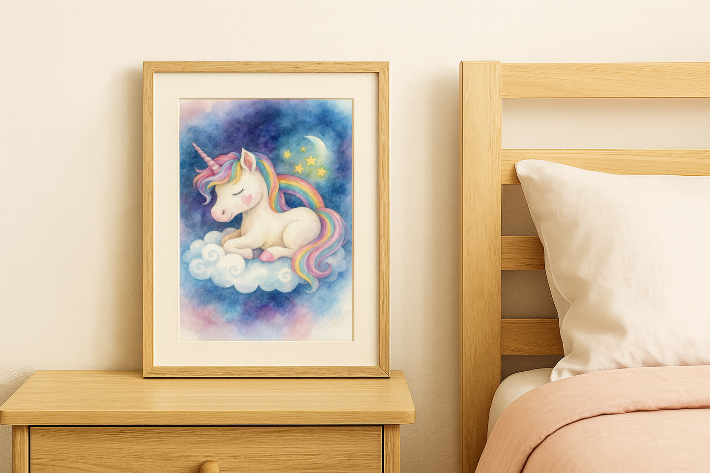 Poster Einhorn Freya