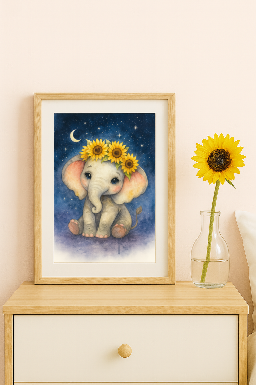 Poster Elefant Sunny