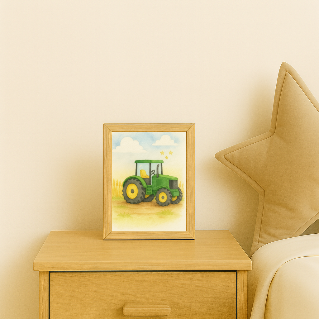 Poster Traktor Brummi
