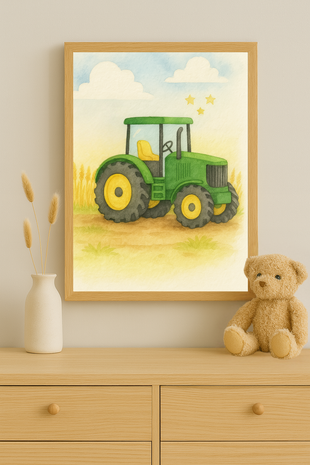Poster Traktor Brummi