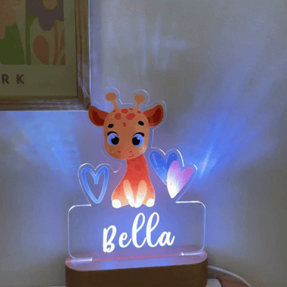 Personalisiertes Nachtlicht Giraffe"Mali"