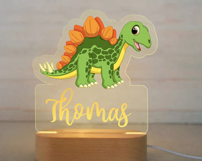 Personalisiertes Nachtlicht Dino"Spike"